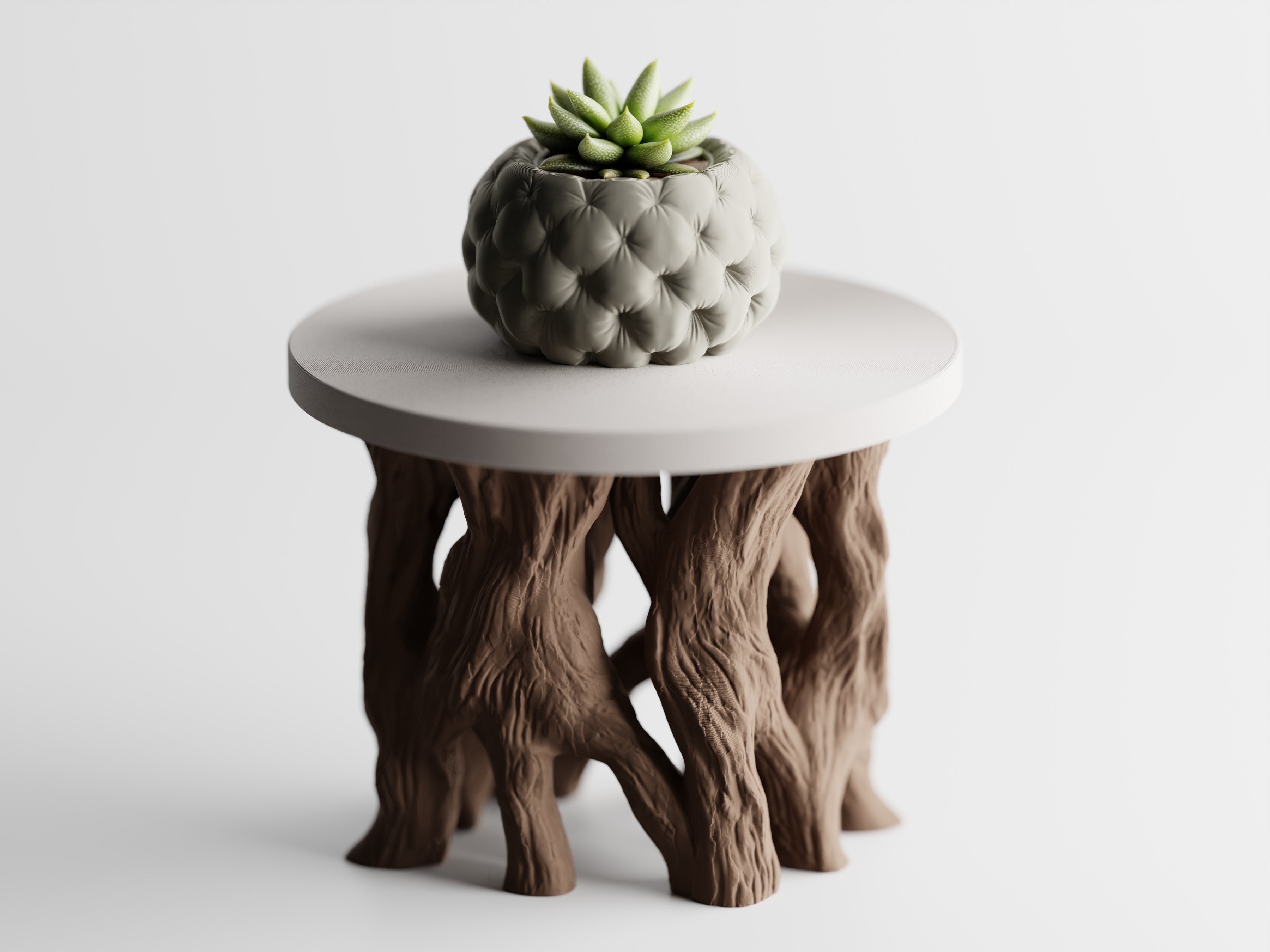 Arboris Root Pedestal Plant Stand – Organic Root Base with Interchangeable Tops | Small & Large | Made in Texas