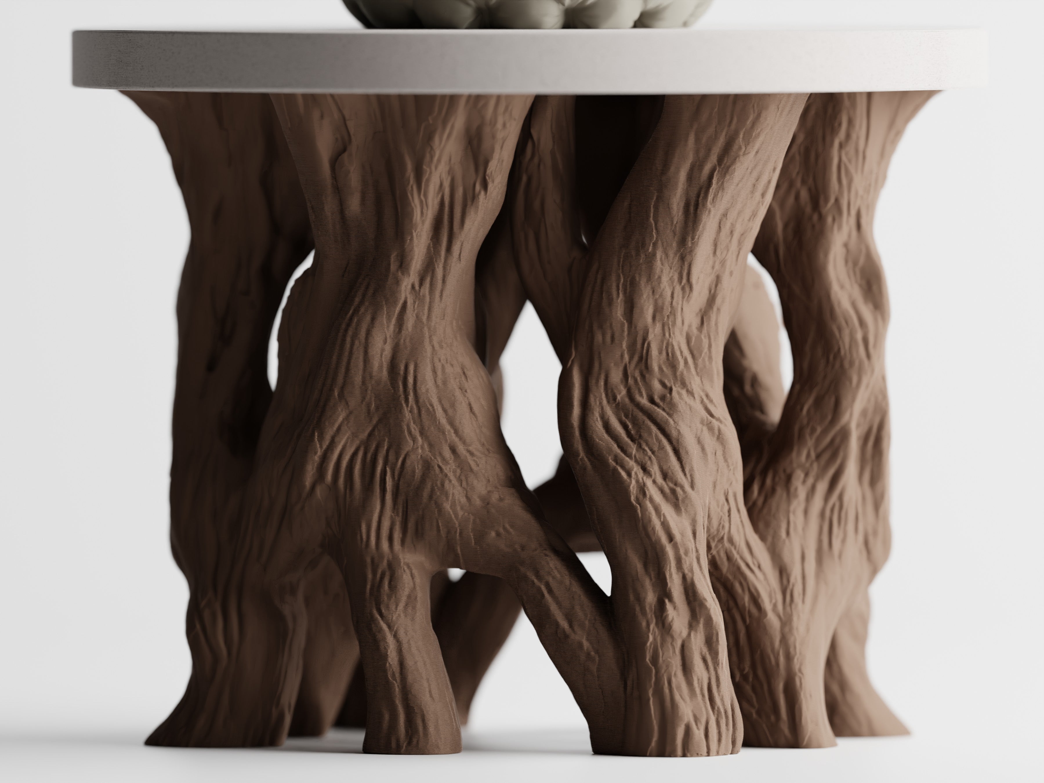 Arboris Root Pedestal Plant Stand – Organic Root Base with Interchangeable Tops | Small & Large | Made in Texas
