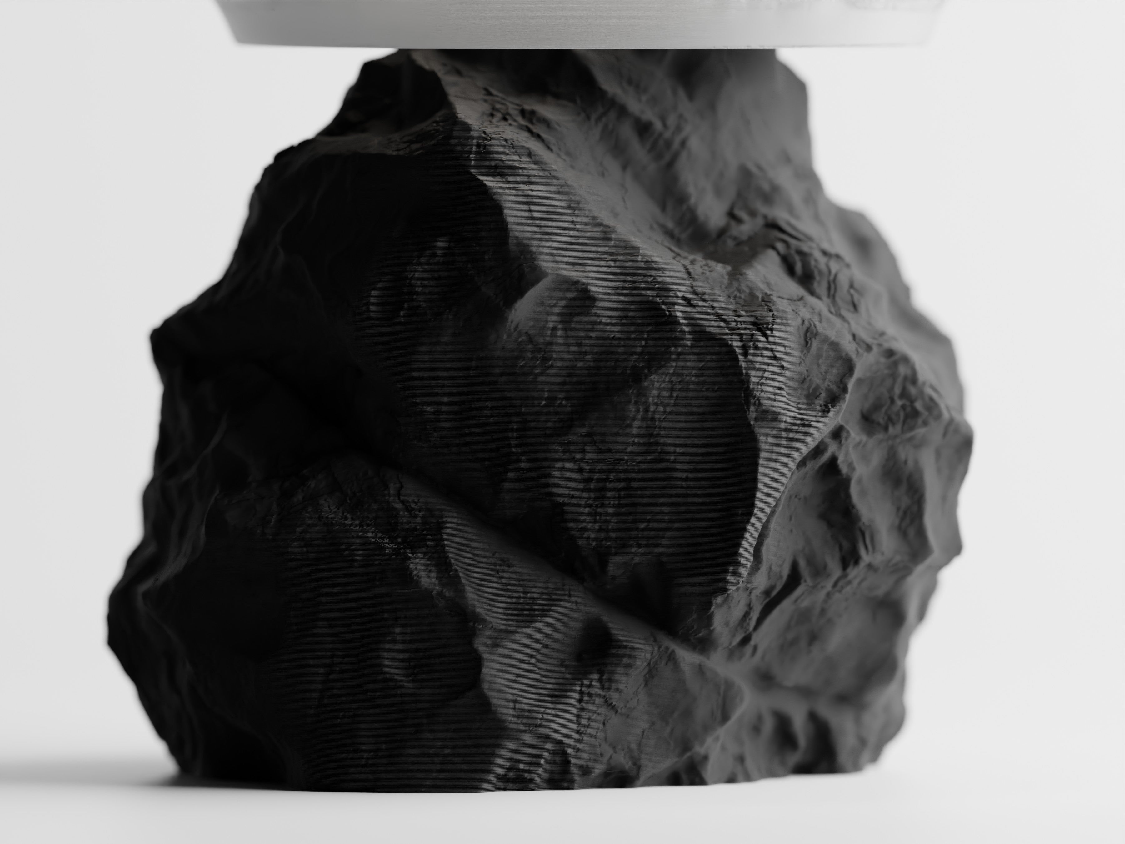 Boulderlit – Sculptural Table Lamp