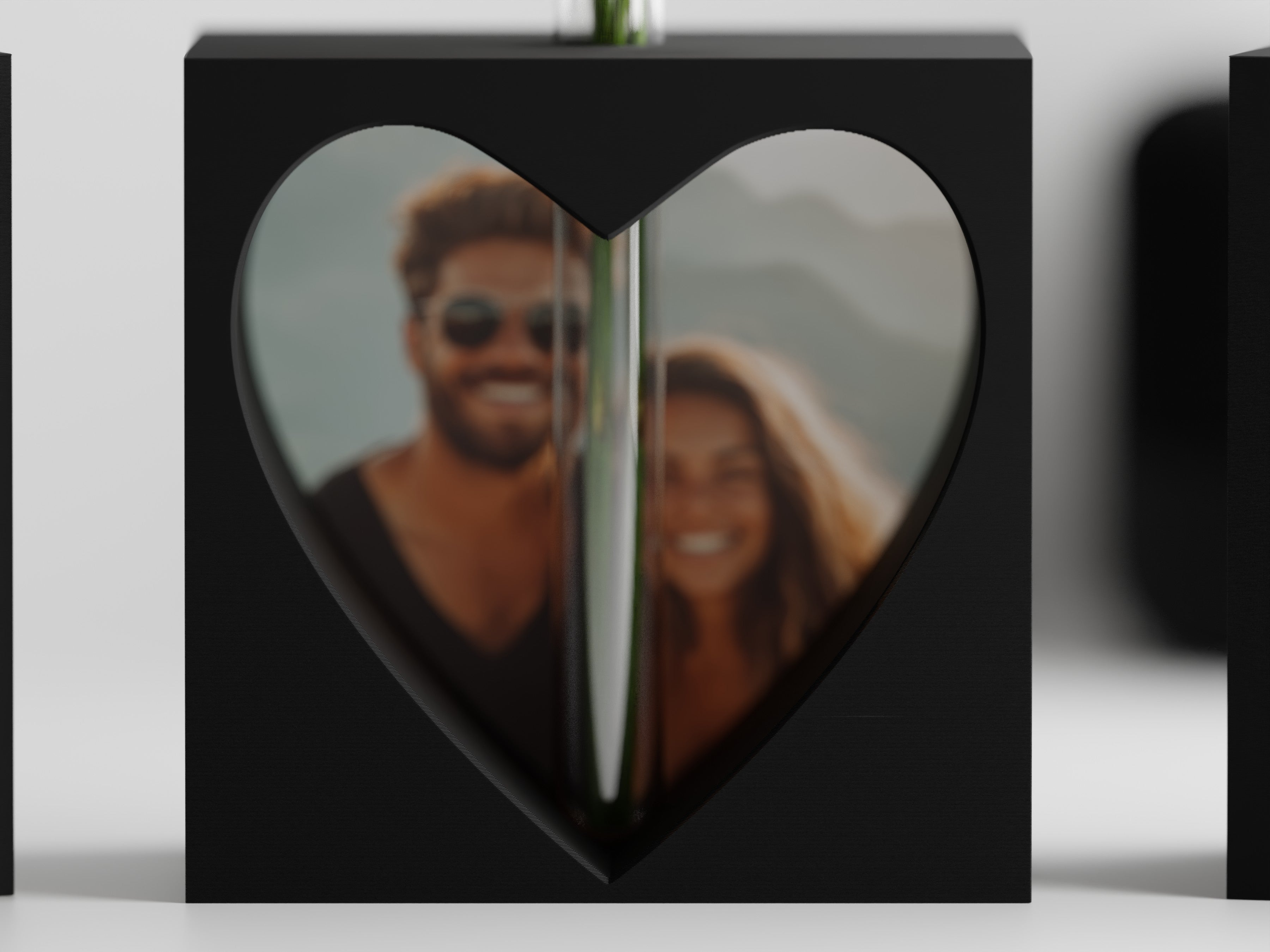 HeartFrame – Personalized Heart Cutout Vase