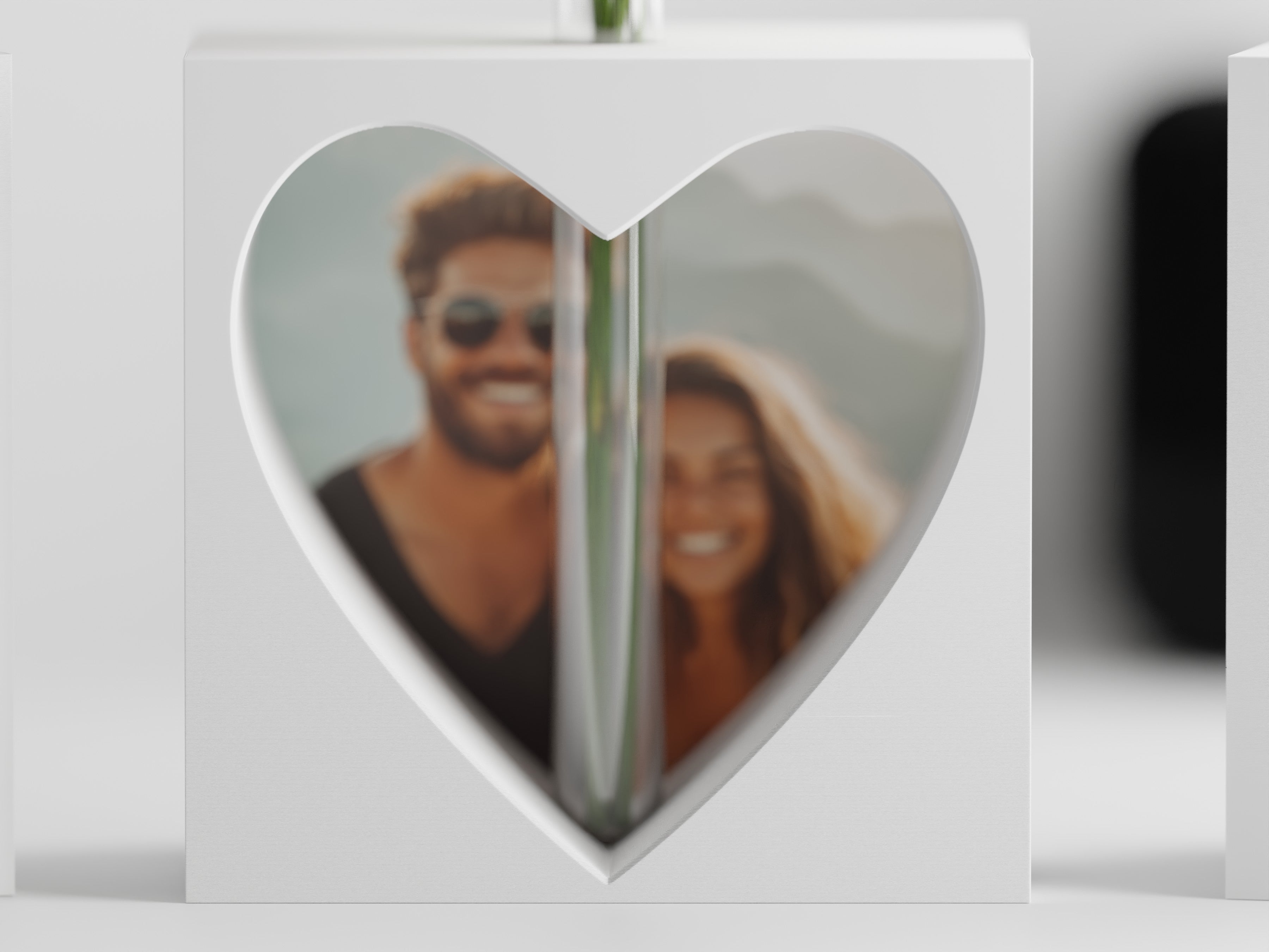 HeartFrame – Personalized Heart Cutout Vase