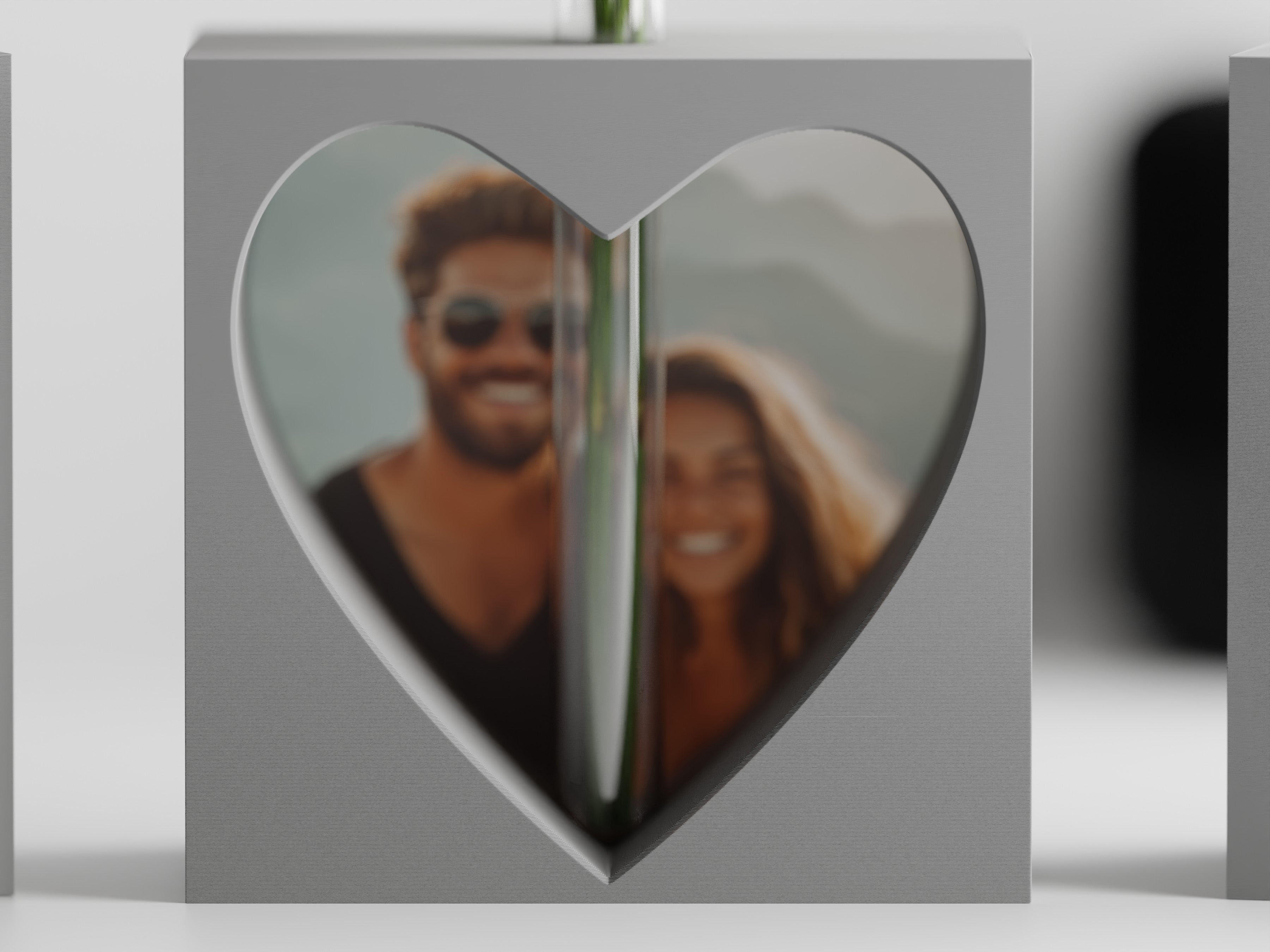 HeartFrame – Personalized Heart Cutout Vase