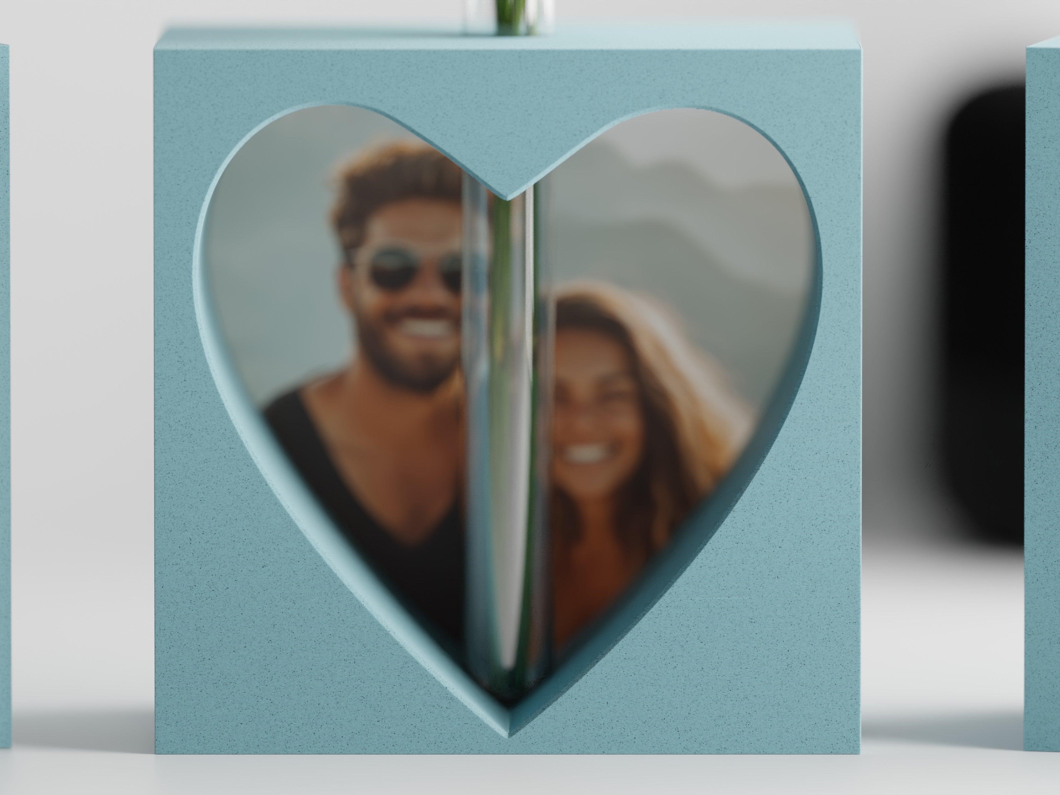 HeartFrame – Personalized Heart Cutout Vase