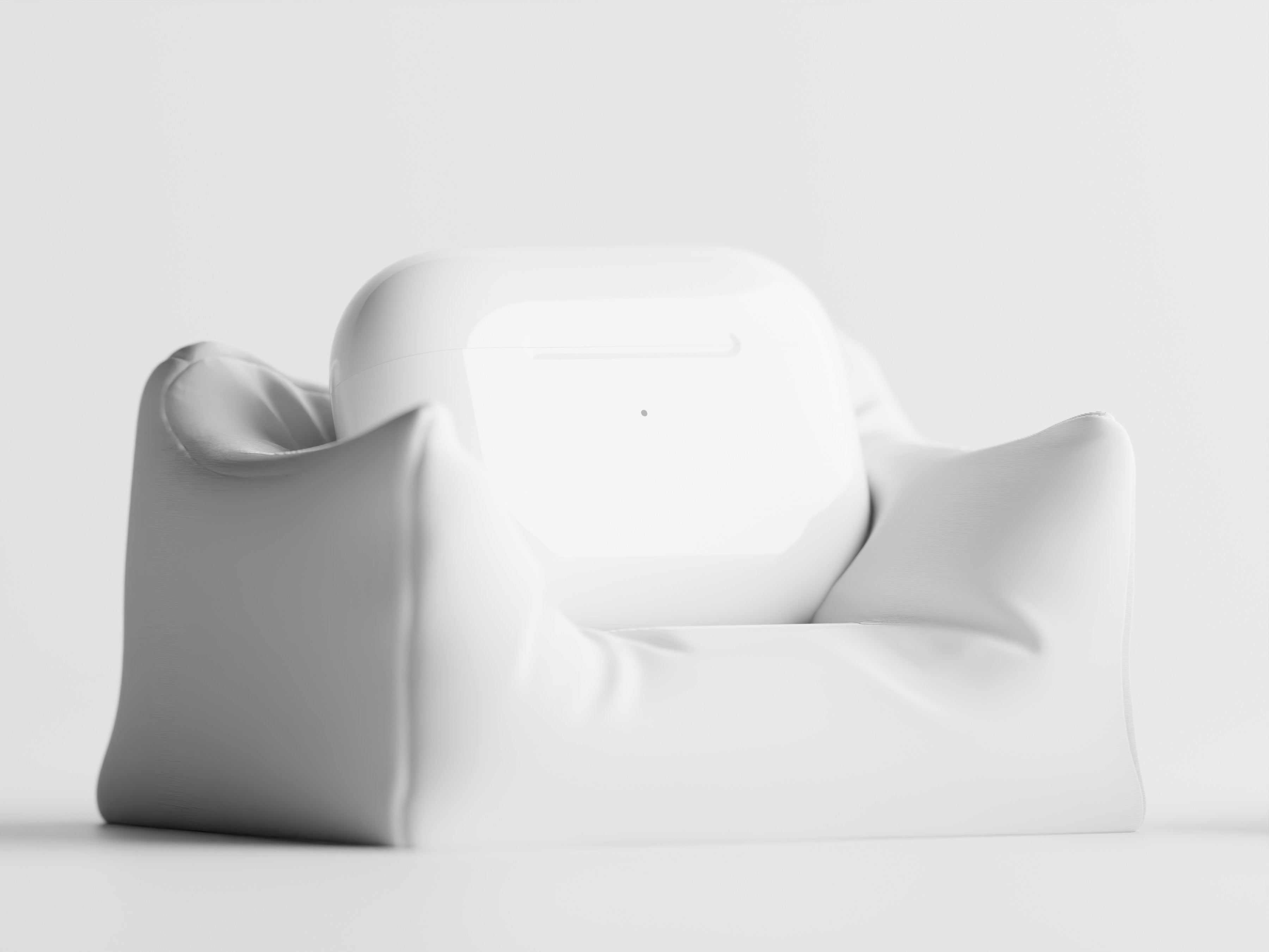 CushionCradle – Mini Couch Stand for AirPods Pro | 3D Printed Earbud Holder