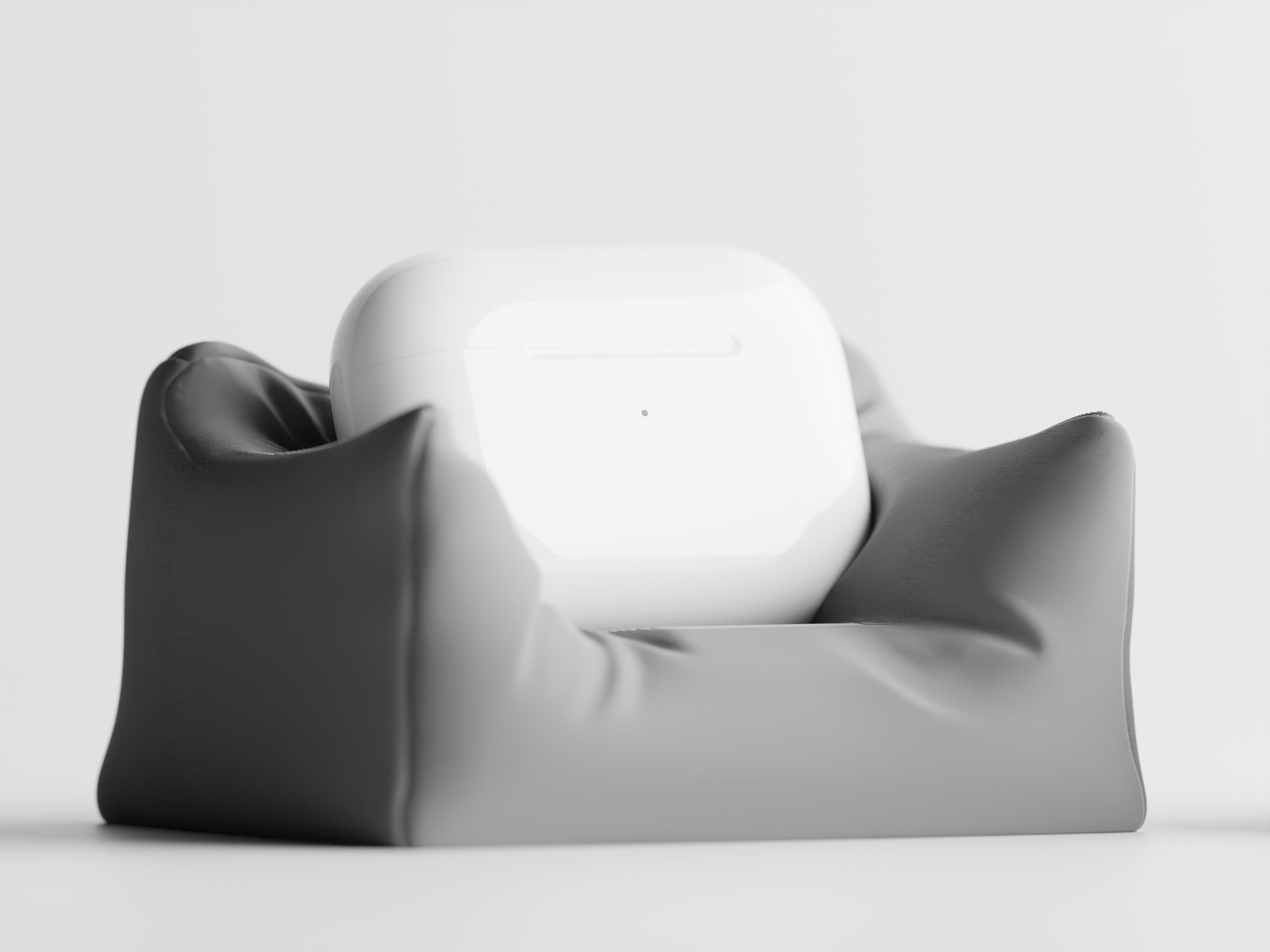 CushionCradle – Mini Couch Stand for AirPods Pro | 3D Printed Earbud Holder