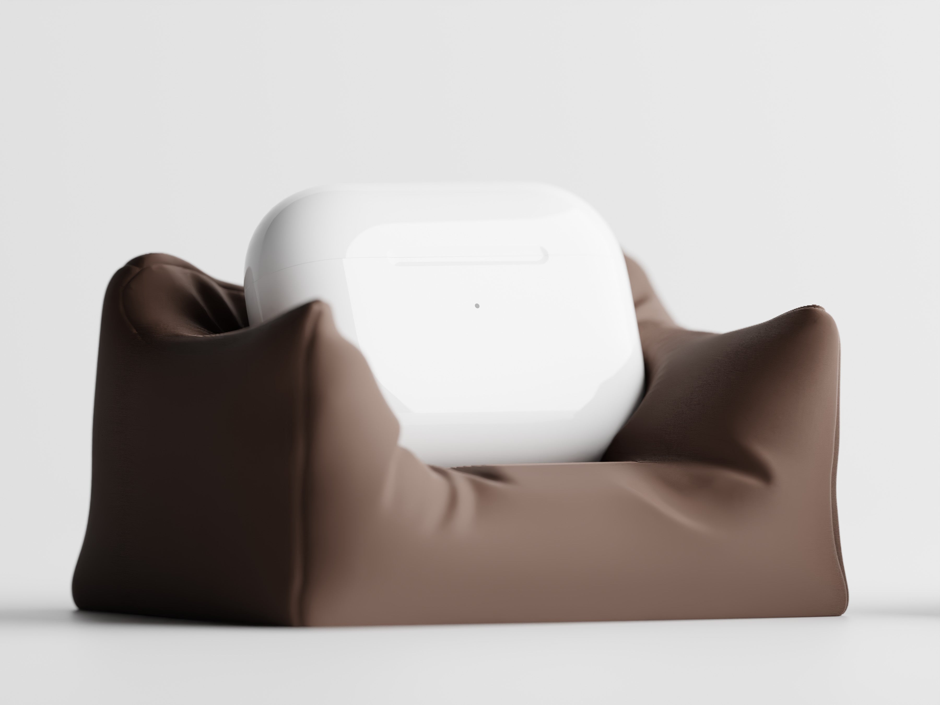 CushionCradle – Mini Couch Stand for AirPods Pro | 3D Printed Earbud Holder