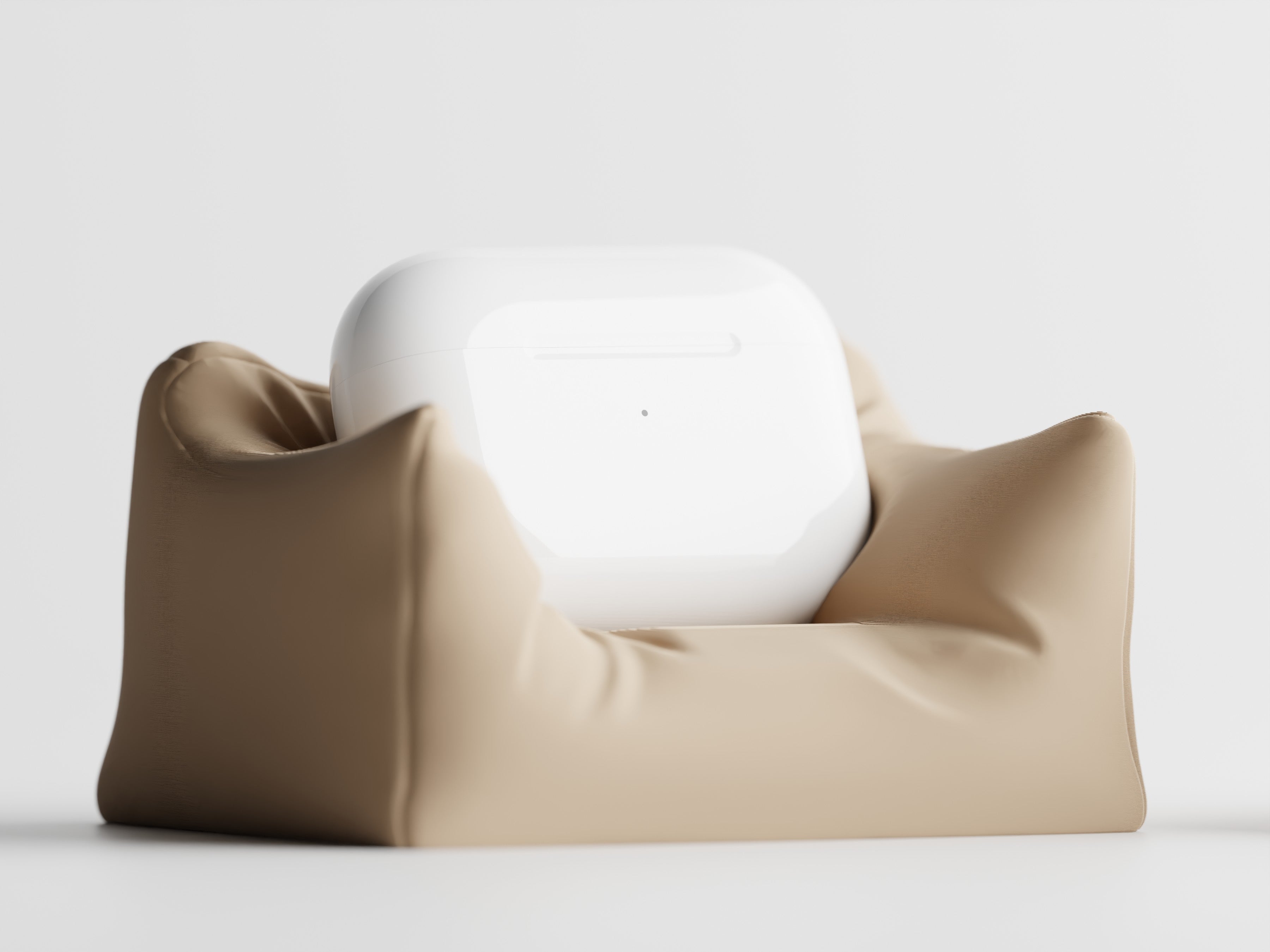 CushionCradle – Mini Couch Stand for AirPods Pro | 3D Printed Earbud Holder
