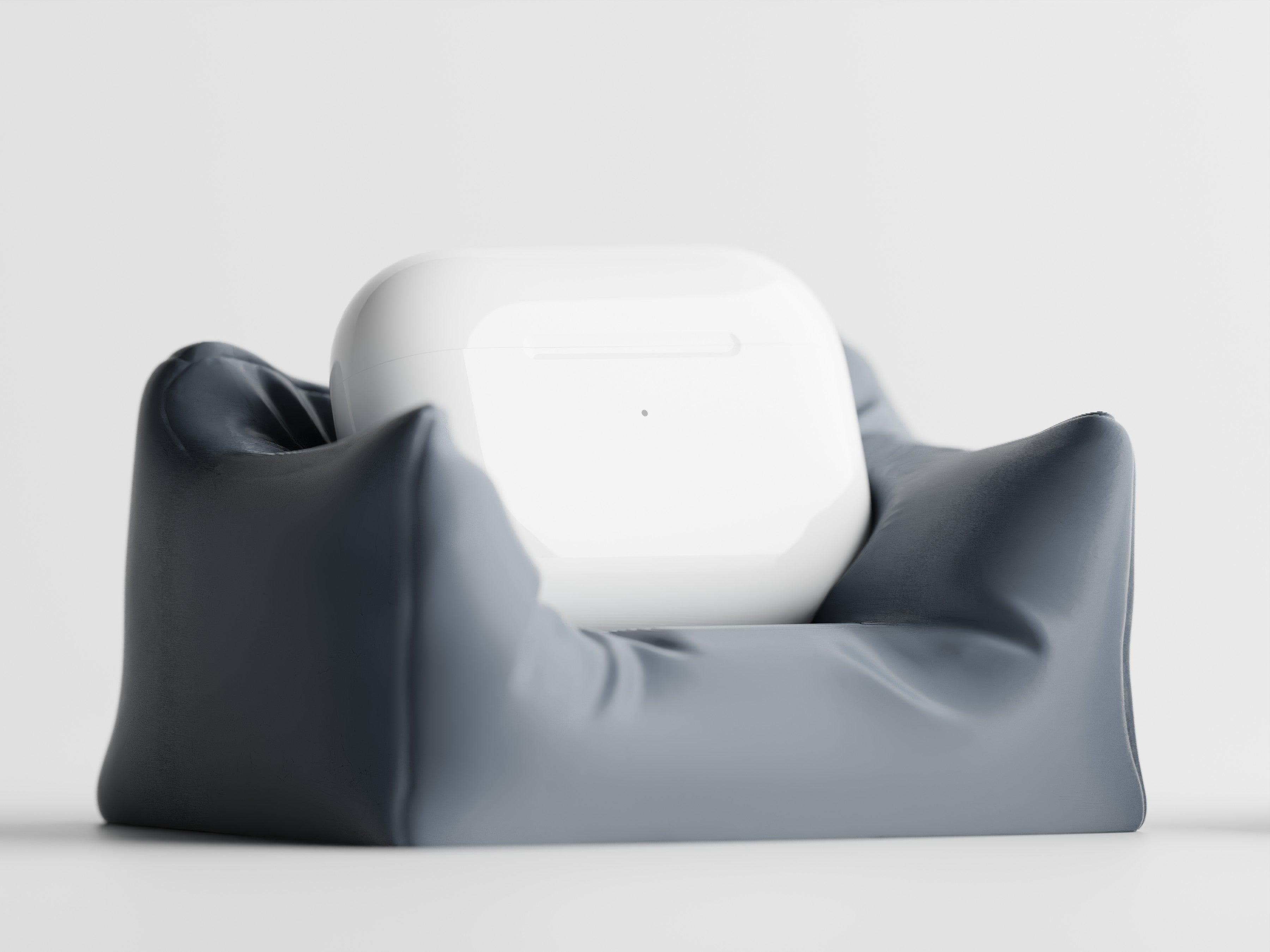 CushionCradle – Mini Couch Stand for AirPods Pro | 3D Printed Earbud Holder