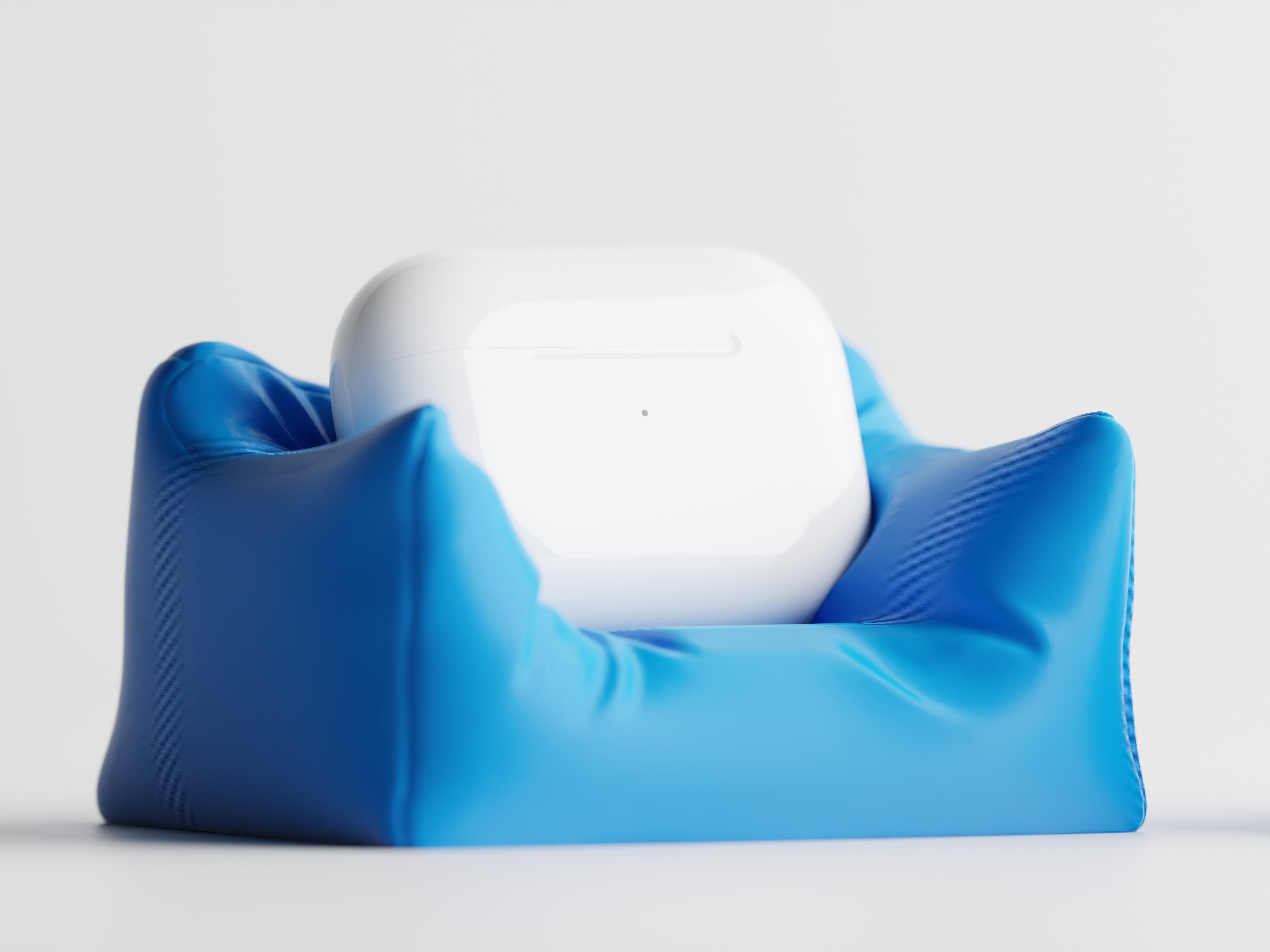 CushionCradle – Mini Couch Stand for AirPods Pro | 3D Printed Earbud Holder