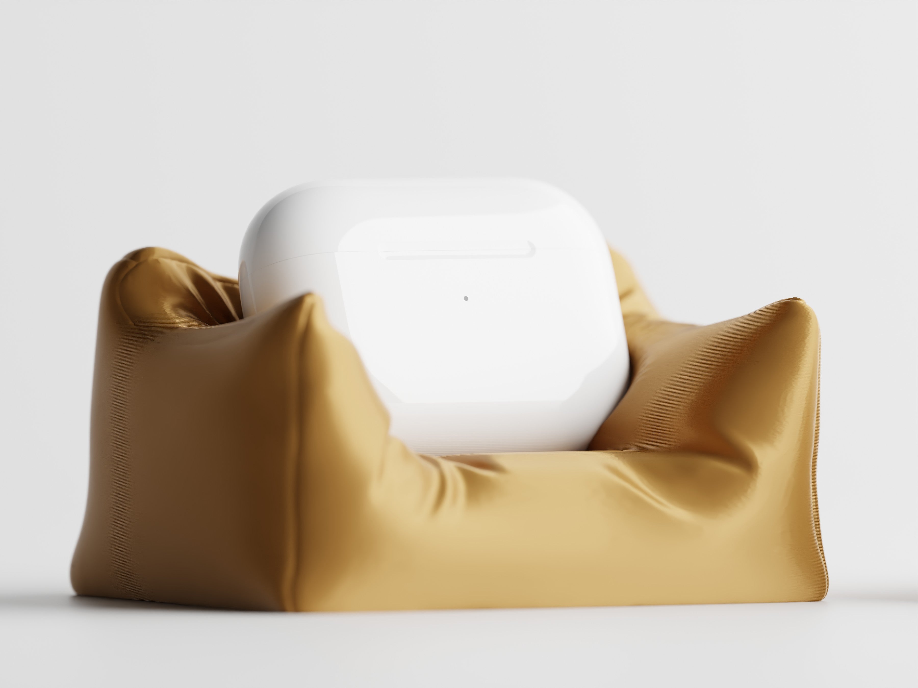 CushionCradle – Mini Couch Stand for AirPods Pro | 3D Printed Earbud Holder