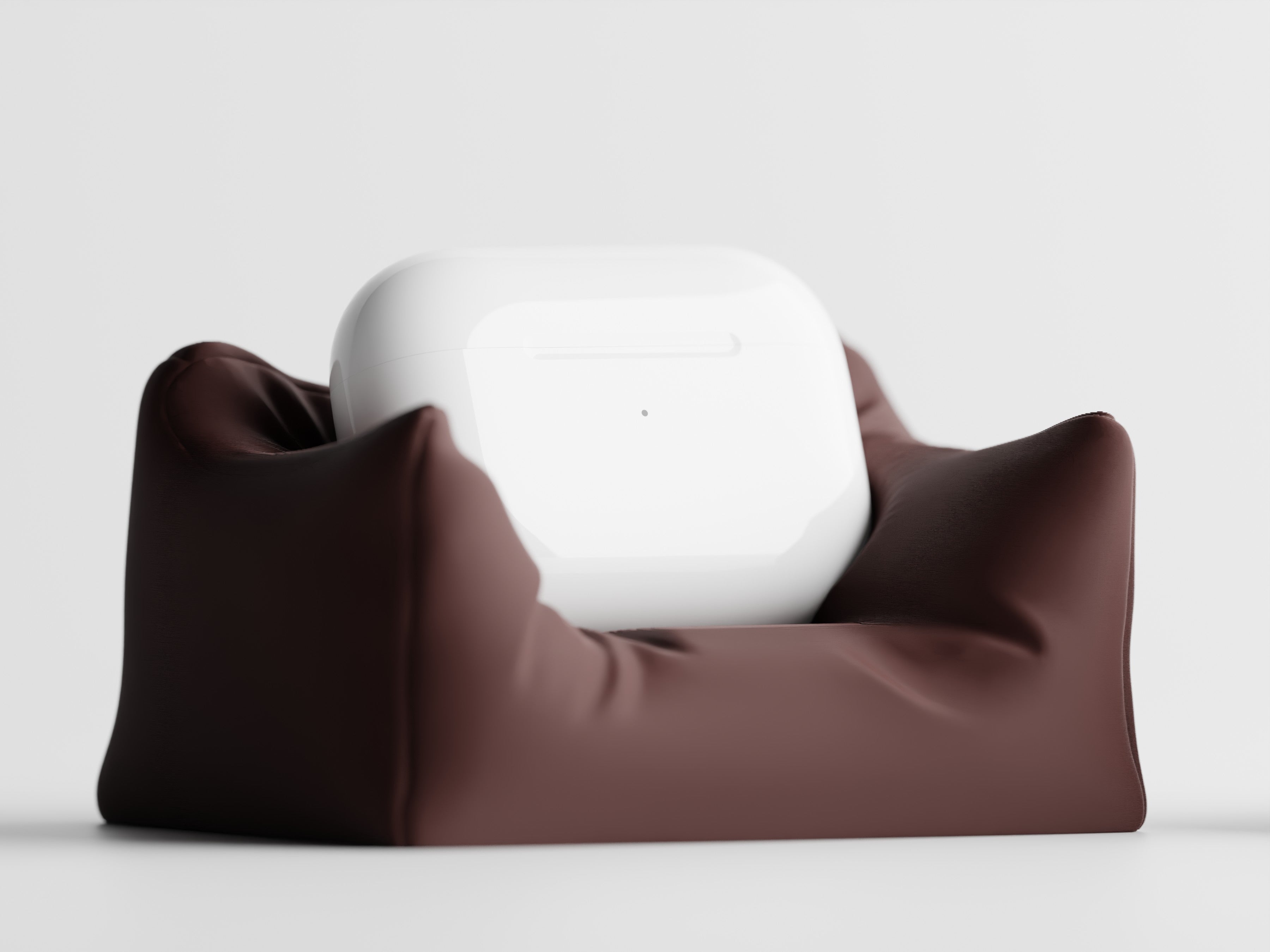CushionCradle – Mini Couch Stand for AirPods Pro | 3D Printed Earbud Holder