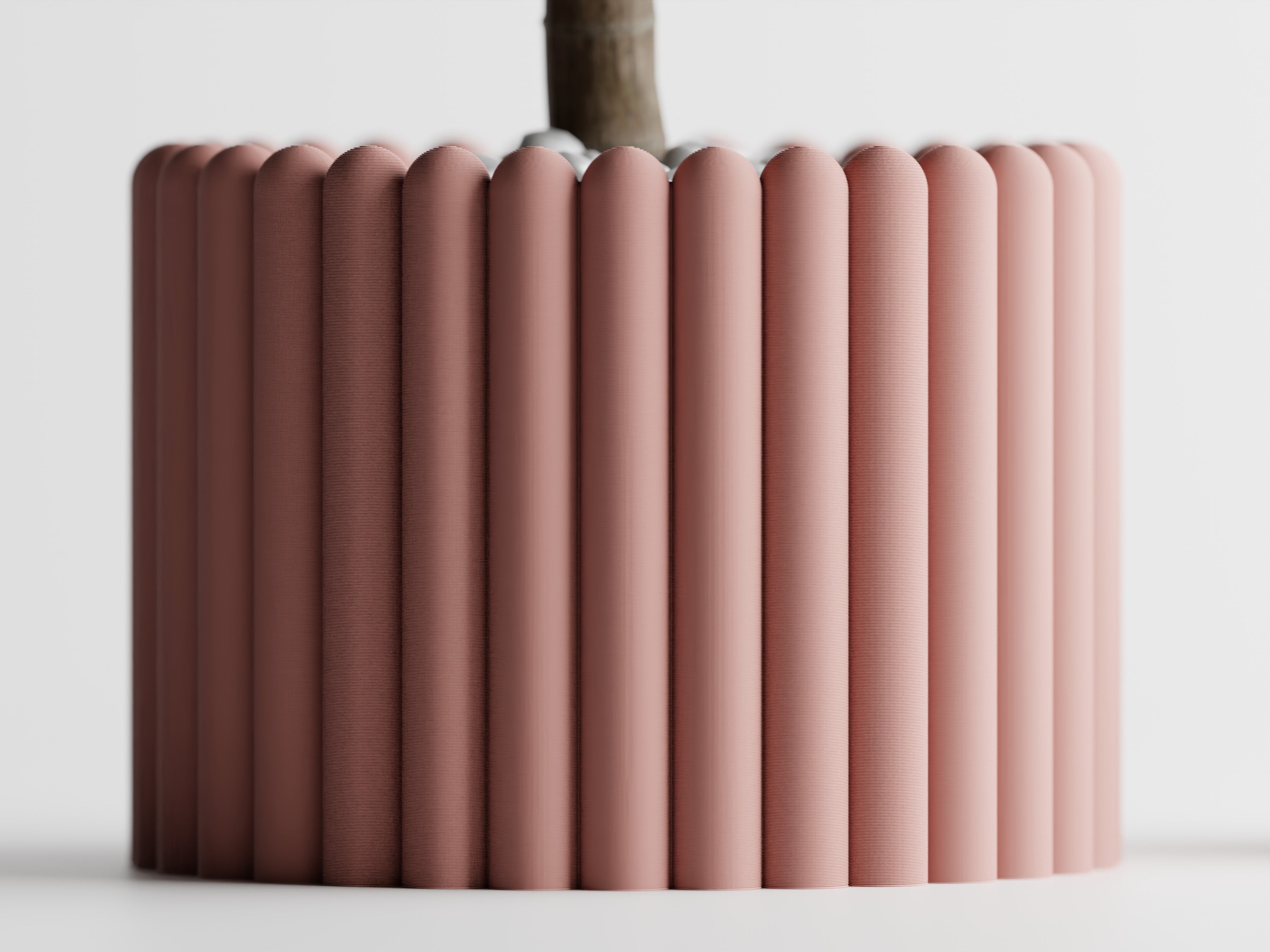 Ribera – Sculptural Ribbed Planter