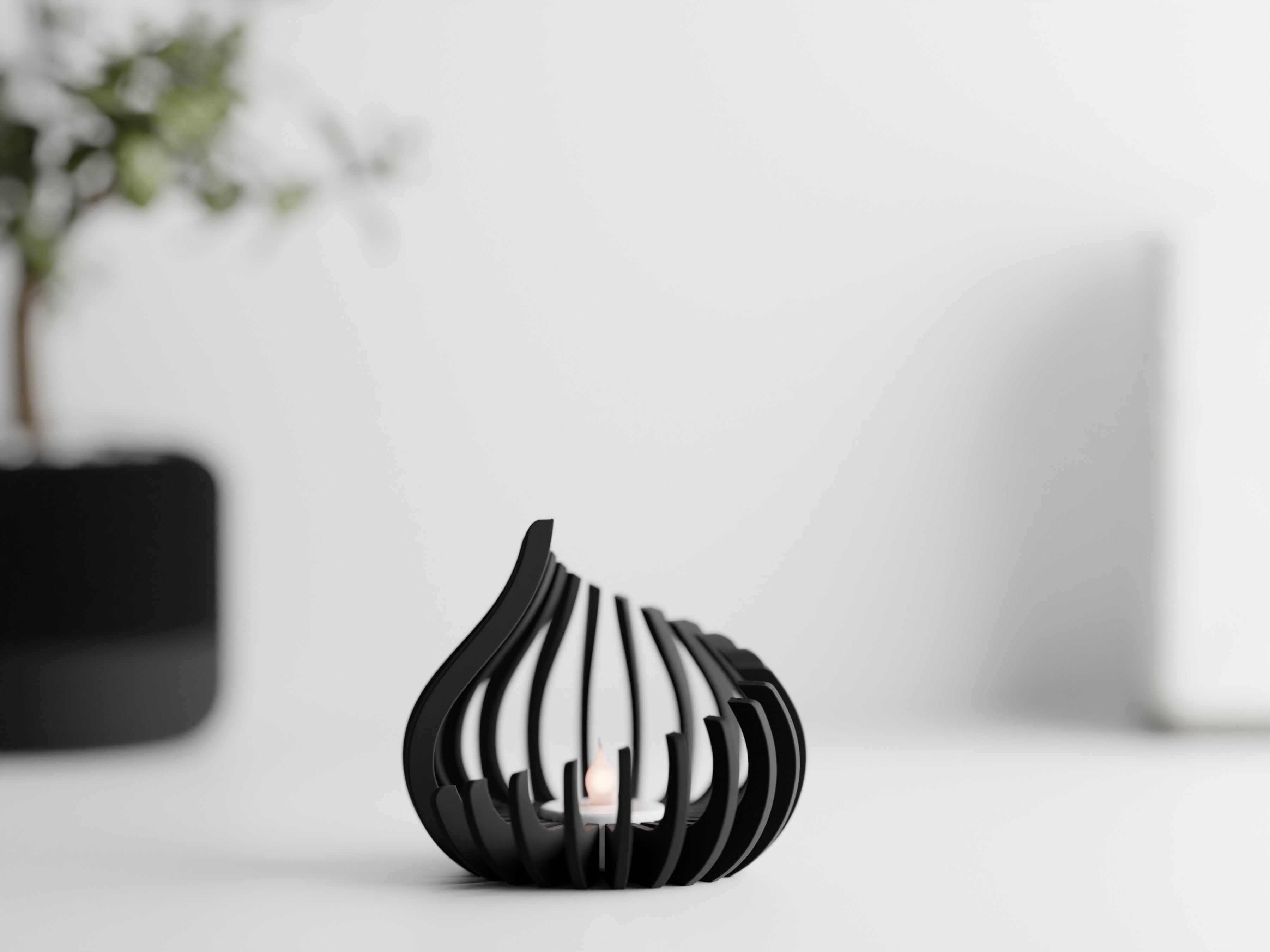 LumiFlame – Modern Tealight Holder