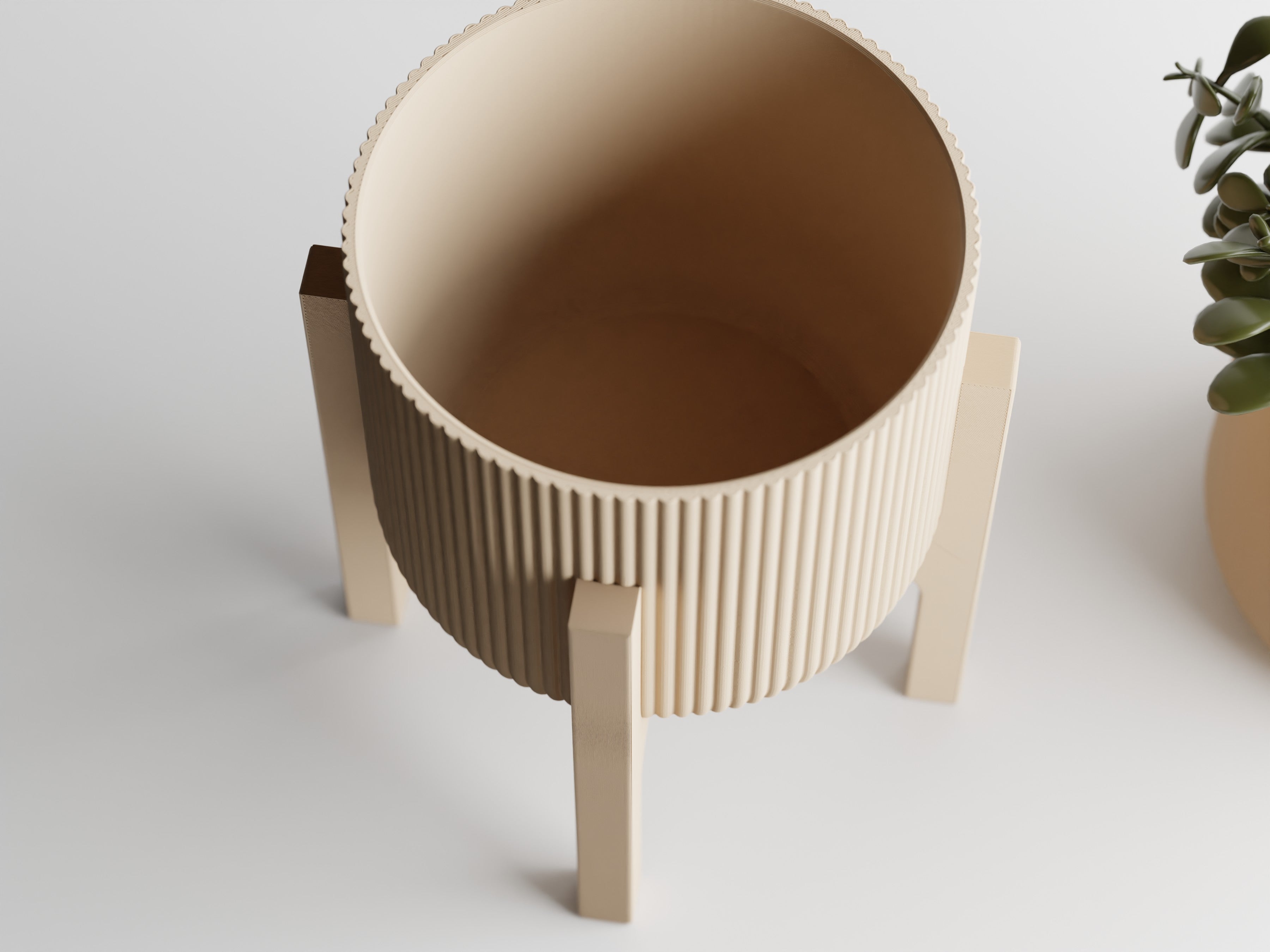 Plant Pot Elevare – Mid-Century Stand & Interchangeable Pot Set