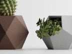 GeoTrio – Set of 3 Geometric Decorative Plant Pots