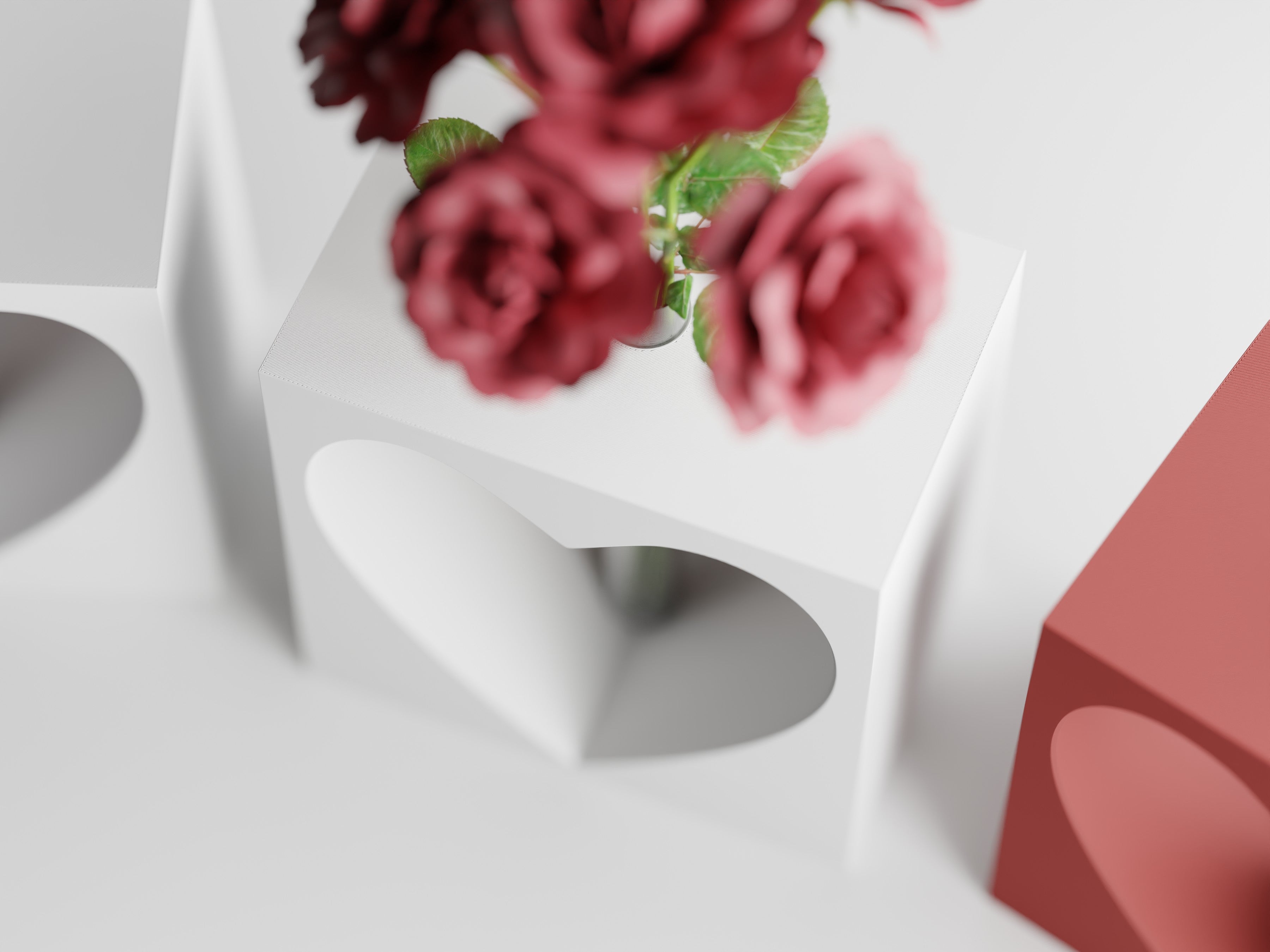 HeartFrame – Personalized Heart Cutout Vase