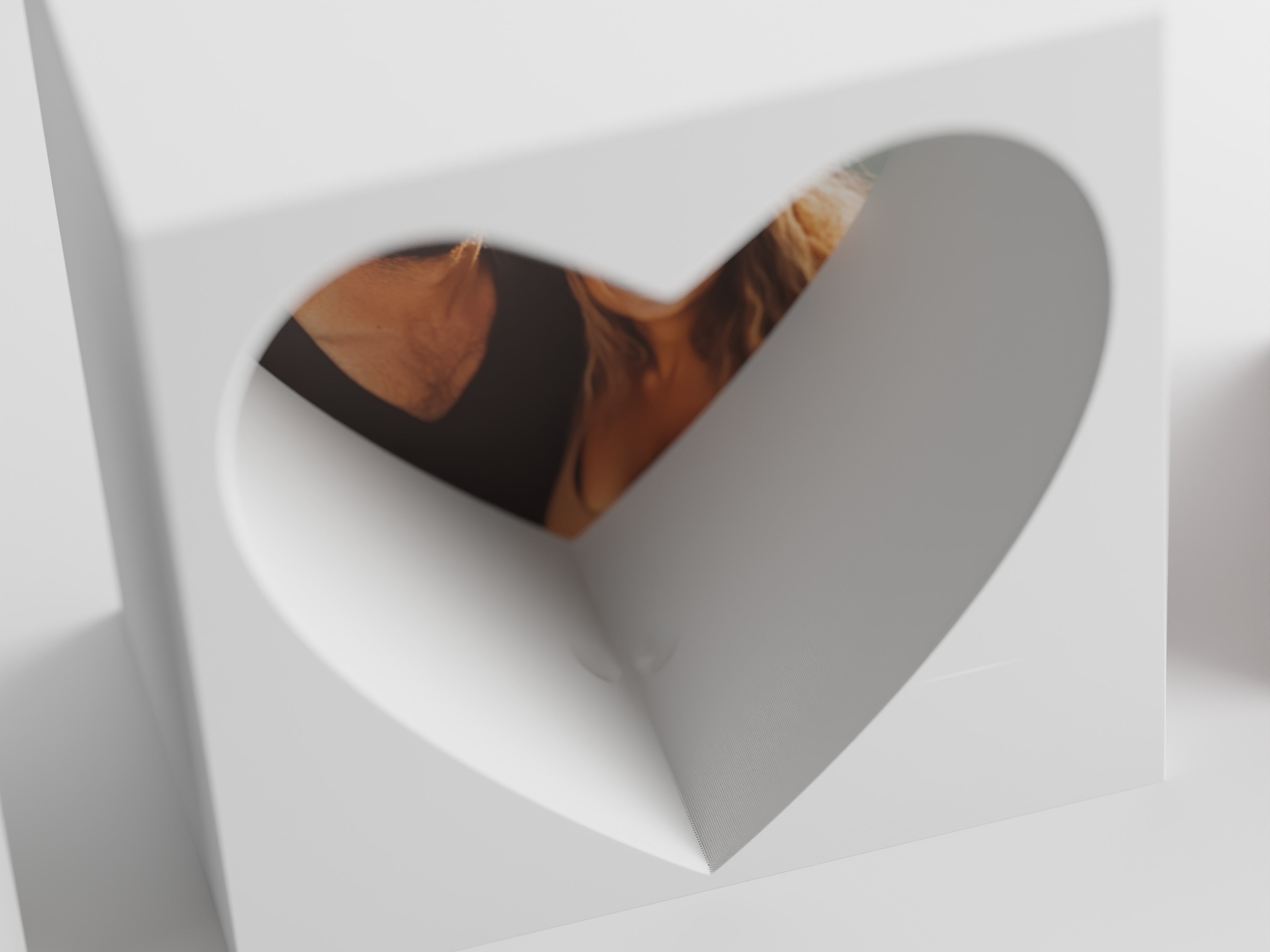 HeartFrame – Personalized Heart Cutout Vase
