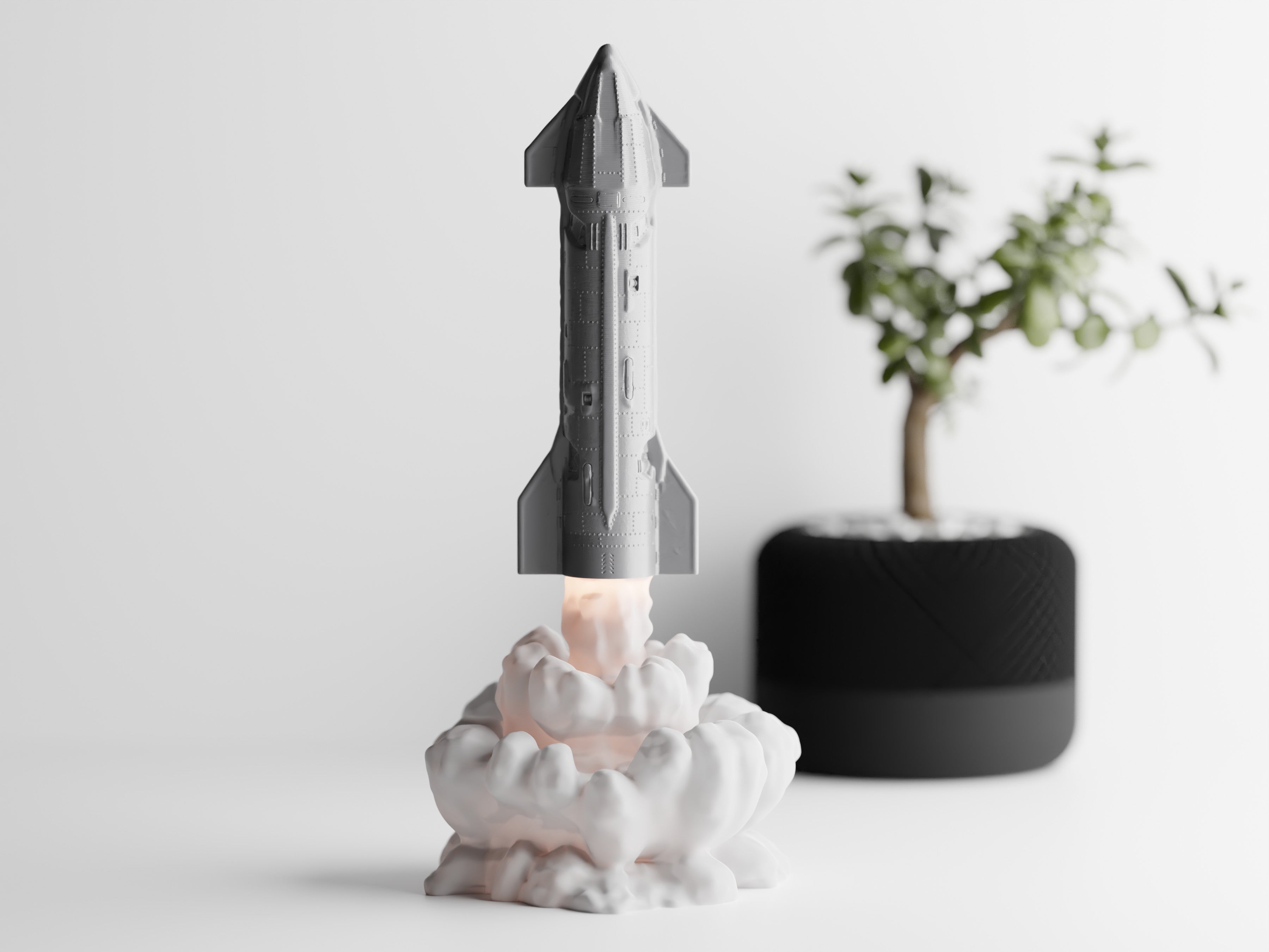 LiftOff – The Rocket Flame Lamp