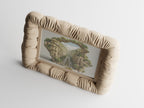 fabric inspired decorative picture frame for modern home decor