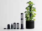 GrowPillar modular moss pole for Monstera, Pothos and Philodendron climbing plants Blue