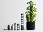 GrowPillar modular moss pole for Monstera, Pothos and Philodendron climbing plants Grey