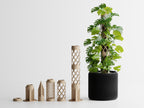 GrowPillar modular moss pole for Monstera, Pothos and Philodendron climbing plants Tan