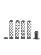 Medium GrowPillar moss pole support for Monstera and climbing houseplants 4 Pcs