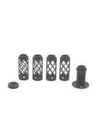 Small GrowPillar moss pole for young Monstera and climbing plants 4 Pcs