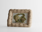 Velisse soft sculptural picture frame with fabric inspired design